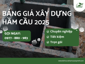 Bảng Giá Xây Dựng Hầm Cầu 2025 - Vật Liệu & Công Nhân [Tham Khảo]